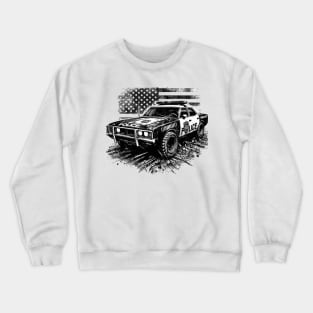 Police Car Crewneck Sweatshirt